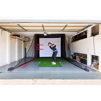 Enclosure side netting - Golfroom - Golfroom - Golf simulator