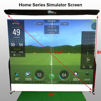 Home Series V2 - Flex Simulator Screen - Golfroom - TheNetReturn - Golf simulator