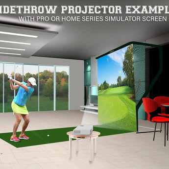 Home Series V2 - Flex Simulator Screen - Golfroom - TheNetReturn - Golf simulator