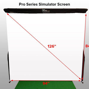 Series 8', 10', 12' - Flex Projection Screen Replacement - Golfroom - TheNetReturn - Golf simulator